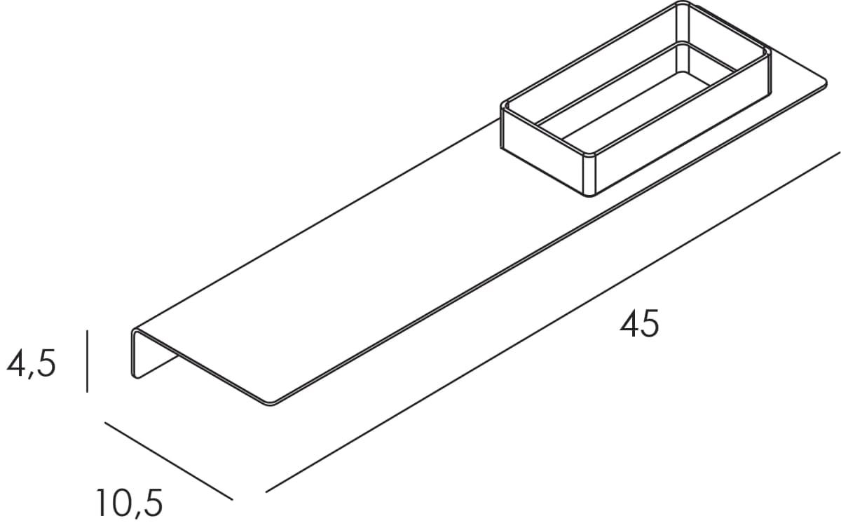 Repisa serie SLIM acabado terracota - Imagen 2
