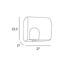 Secador de manos acabado acero inoxidable - Imagen 2