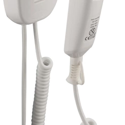 Secador de pelo acabado blanco brillo - Imagen 1