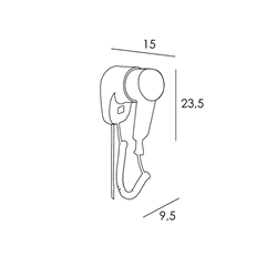 Secador de pelo acabado blanco brillo - Imagen 2