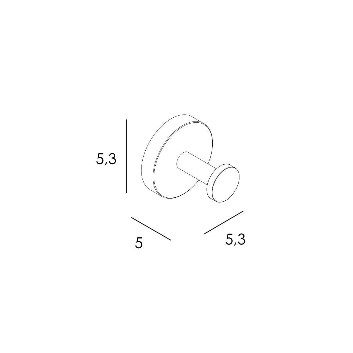 Set 4 piezas accesorios de baño serie ECO acabado pulido brillo - Imagen 7