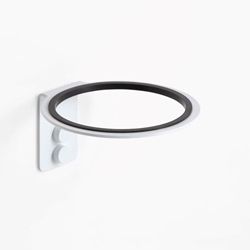 Soporte secador a pared acabado blanco mate - Imagen 1