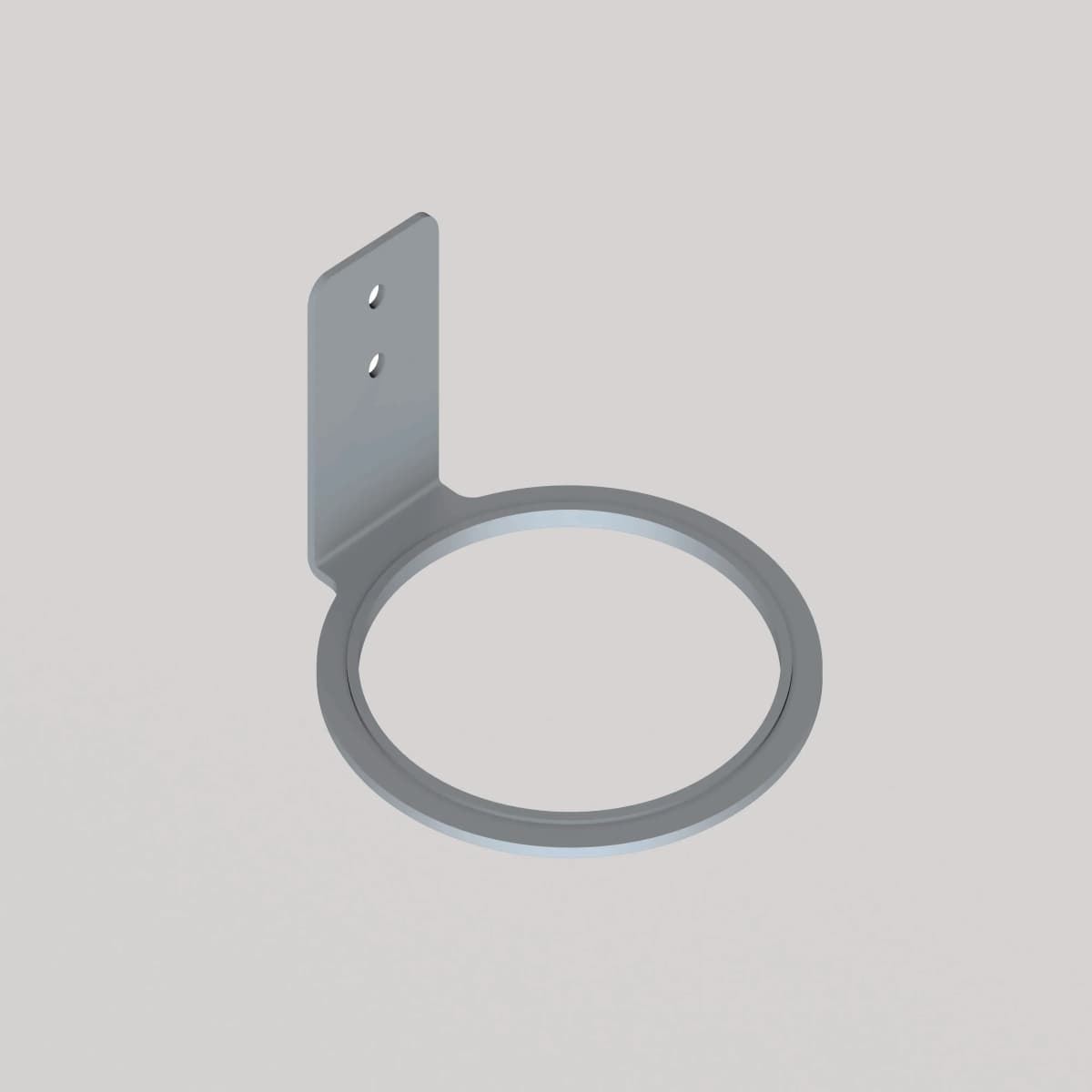 Soporte secador a pared acabado inox cepillado - Imagen 1