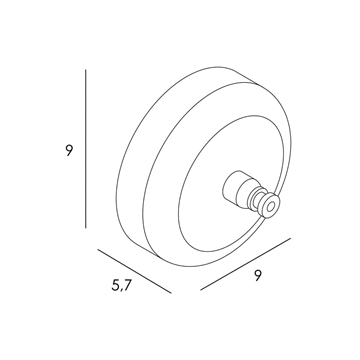 Tendedero extensible acabado cromo - Imagen 2
