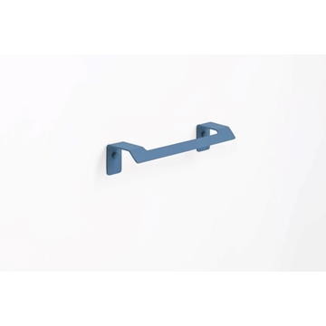 Toallero anilla serie SLIM acabado azul atlántico - Imagen 1