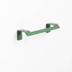 Toallero anilla serie SLIM acabado verde reseda - Imagen 1