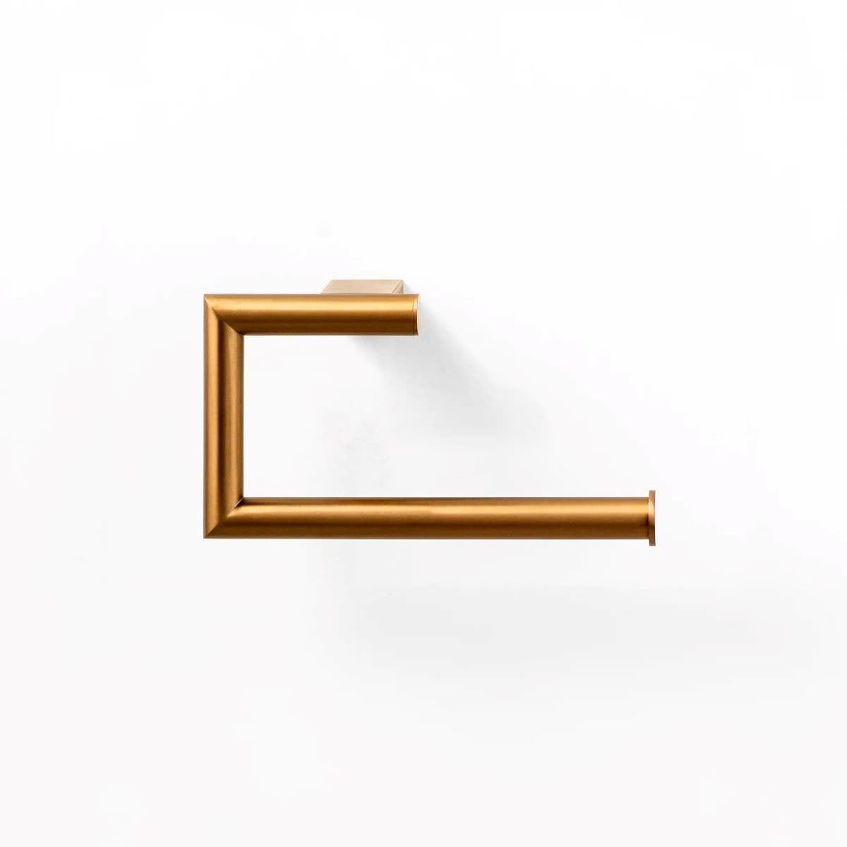 Toallero anilla serie TOMO acabado bronce cepillado - Imagen 1