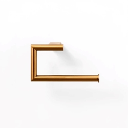 Toallero anilla serie TOMO acabado bronce cepillado - Imagen 1