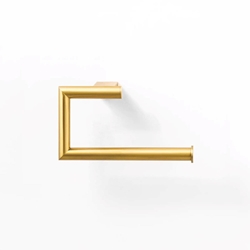 Toallero anilla serie TOMO acabado oro cepillado - Imagen 1