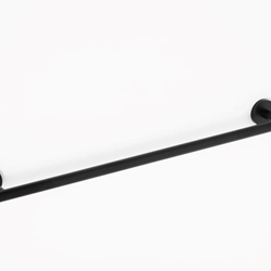 Toallero barra 60 cm serie NEO acabado negro mate - Imagen 1