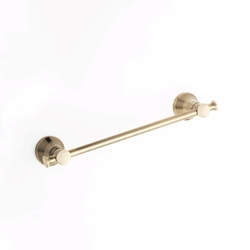 Toallero de barra 35 cm serie NOA acabado latón envejecido - Imagen 1