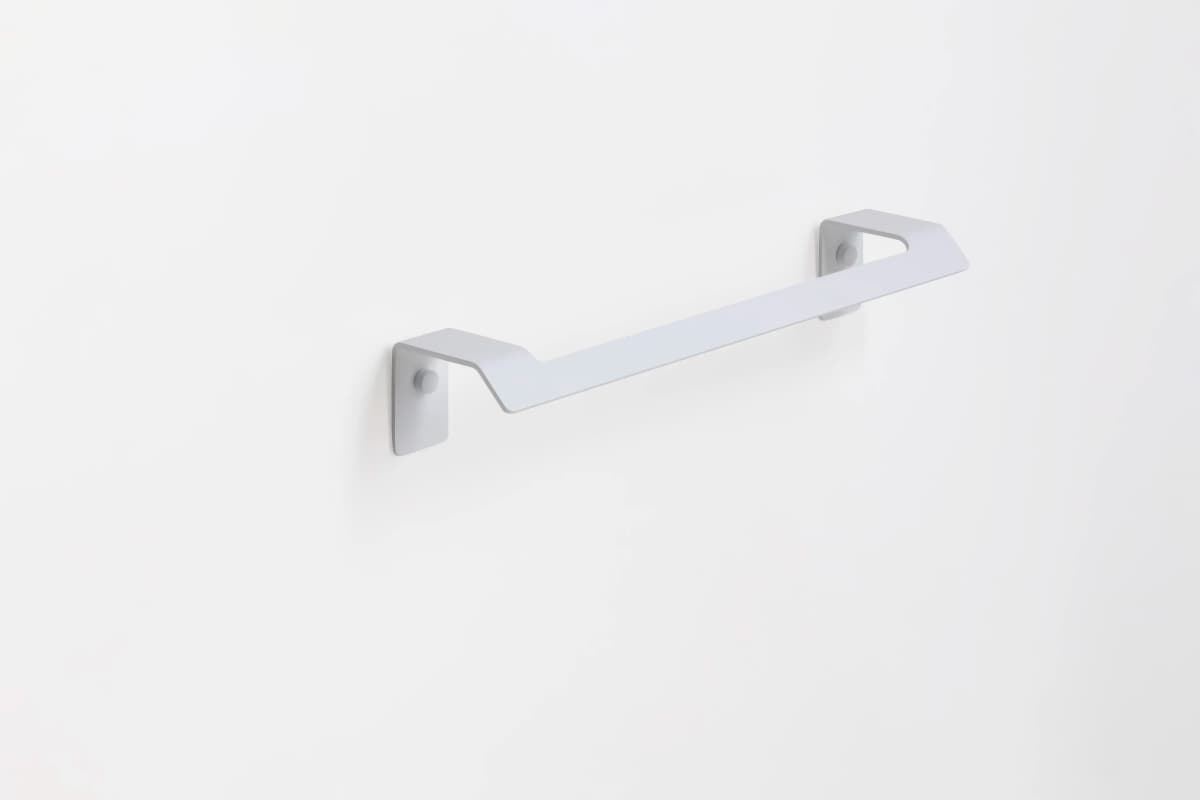 Toallero de barra 35 cm serie SLIM acabado blanco mate - Imagen 1
