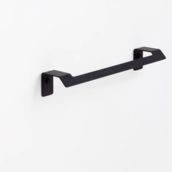 Toallero de barra 35 cm serie SLIM acabado negro mate - Imagen 1