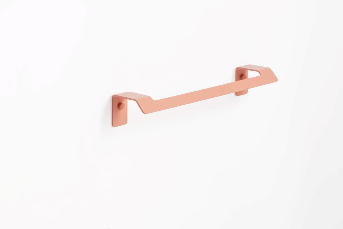 Toallero de barra 35 cm serie SLIM acabado terracota - Imagen 1