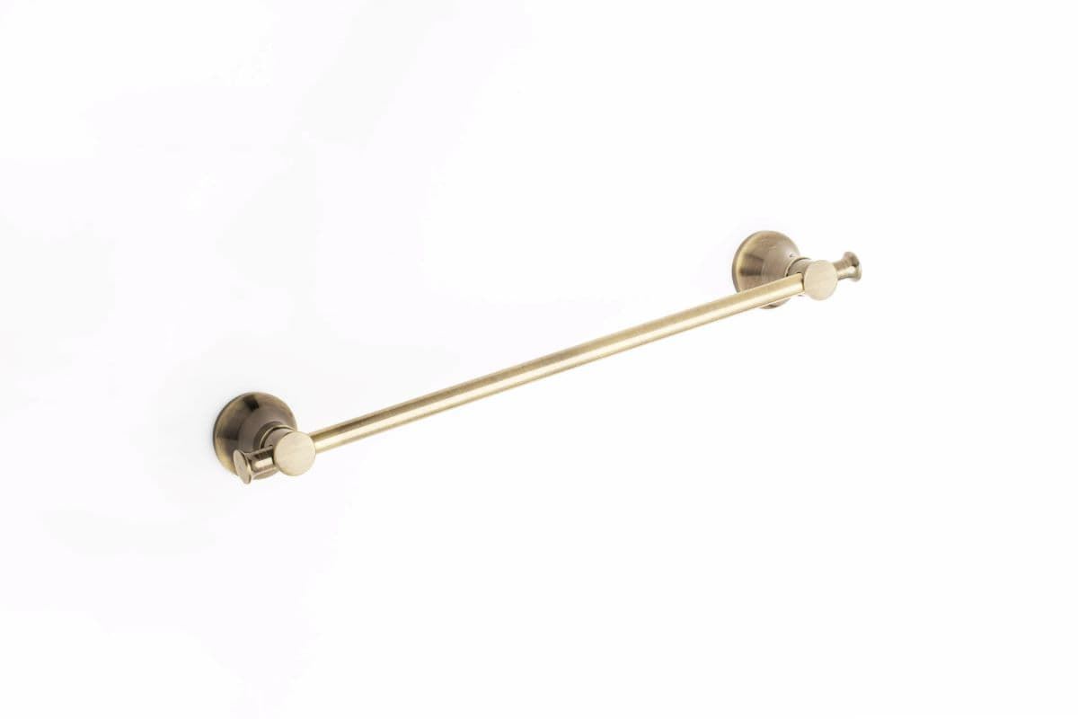 Toallero de barra 45 cm serie NOA acabado latón envejecido - Imagen 1