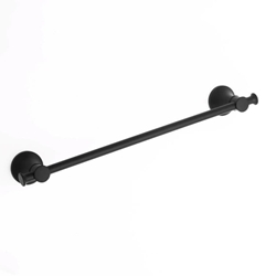 Toallero de barra 45 cm serie NOA acabado negro mate - Imagen 1