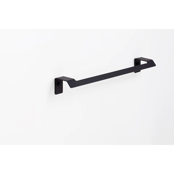 Toallero de barra 45 cm serie SLIM acabado negro mate - Imagen 1