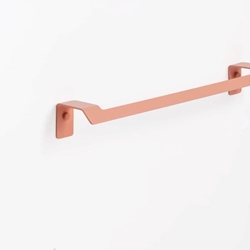 Toallero de barra 45 cm serie SLIM acabado terracota - Imagen 1