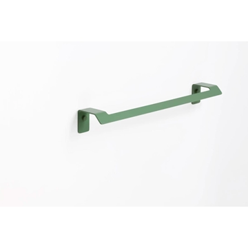 Toallero de barra 45 cm serie SLIM acabado verde reseda - Imagen 1