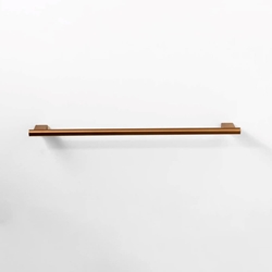 Toallero de barra 45 cm serie TOMO acabado bronce cepillado - Imagen 1