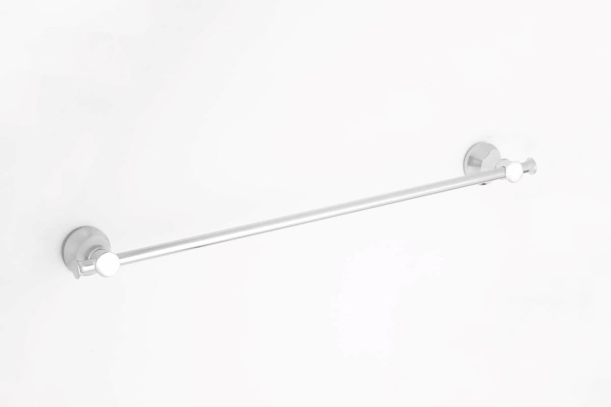 Toallero de barra 60 cm serie NOA acabado cromo - Imagen 1