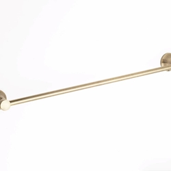 Toallero de barra 60 cm serie NOA acabado latón envejecido - Imagen 1