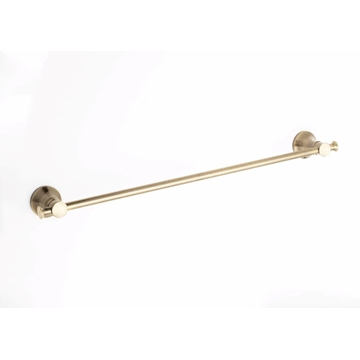 Toallero de barra 60 cm serie NOA acabado latón envejecido - Imagen 1
