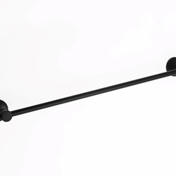 Toallero de barra 60 cm serie NOA acabado negro mate - Imagen 1