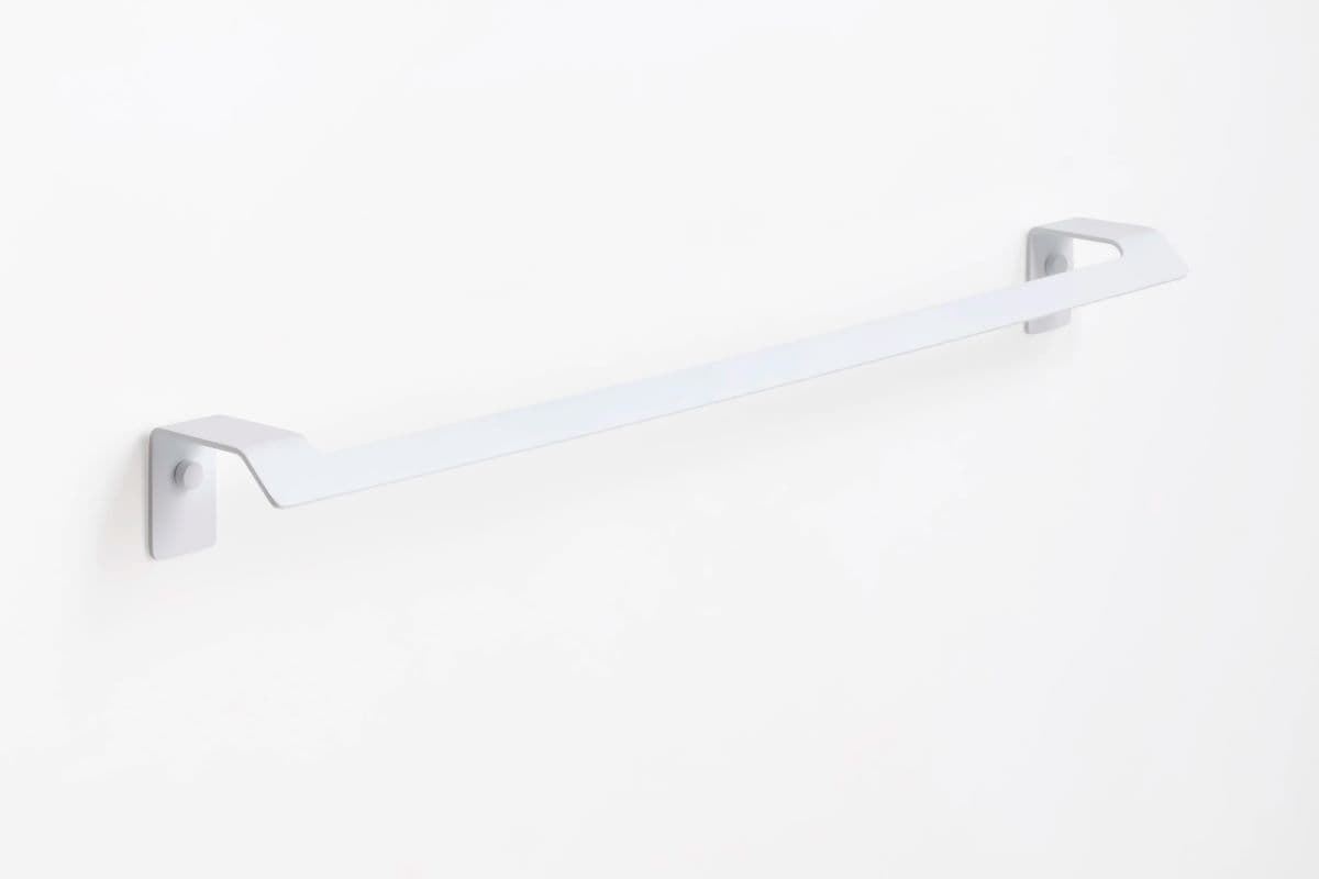 Toallero de barra 60 cm serie SLIM acabado blanco mate - Imagen 1