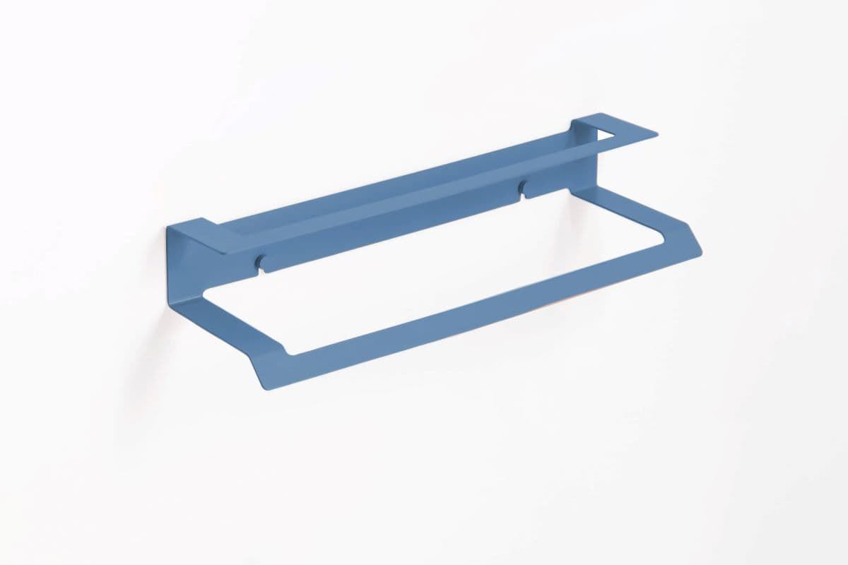 Toallero doble 37 cm serie SLIM azul atlántico - Imagen 1