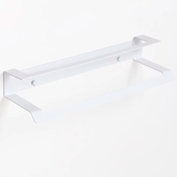 Toallero doble 37 cm serie SLIM blanco mate - Imagen 1