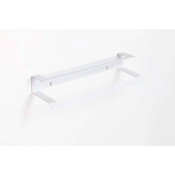 Toallero doble 37 cm serie SLIM blanco mate - Imagen 1