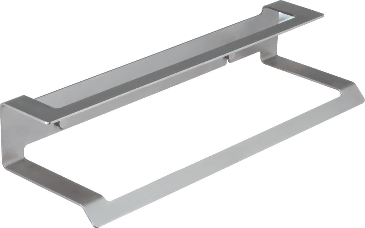 Toallero doble 37 cm serie SLIM inox cepillado - Imagen 1
