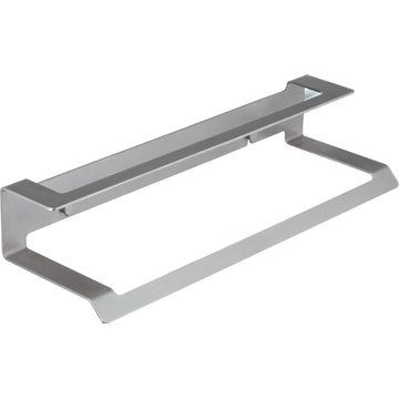 Toallero doble 37 cm serie SLIM inox cepillado - Imagen 1
