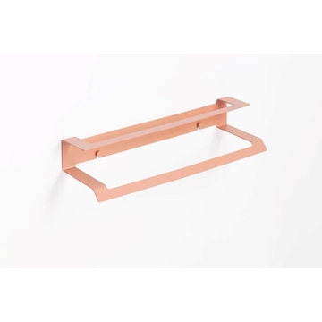 Toallero doble 37 cm serie SLIM terracota - Imagen 1