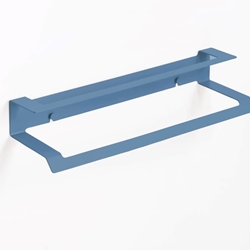 Toallero doble 45 cm serie SLIM azul atlántico - Imagen 1