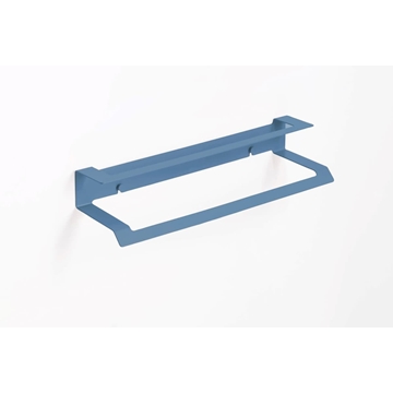 Toallero doble 45 cm serie SLIM azul atlántico - Imagen 1