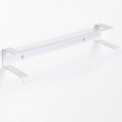 Toallero doble 45 cm serie SLIM blanco mate - Imagen 1