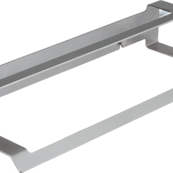 Toallero doble 45 cm serie SLIM inox cepillado - Imagen 1