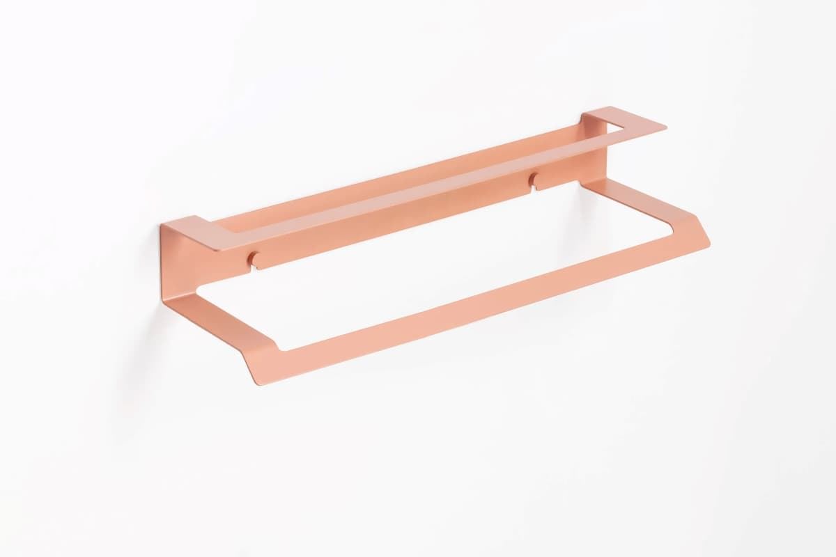 Toallero doble 45 cm serie SLIM terracota - Imagen 1