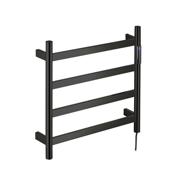 Toallero eléctrico acabado negro mate - Imagen 1