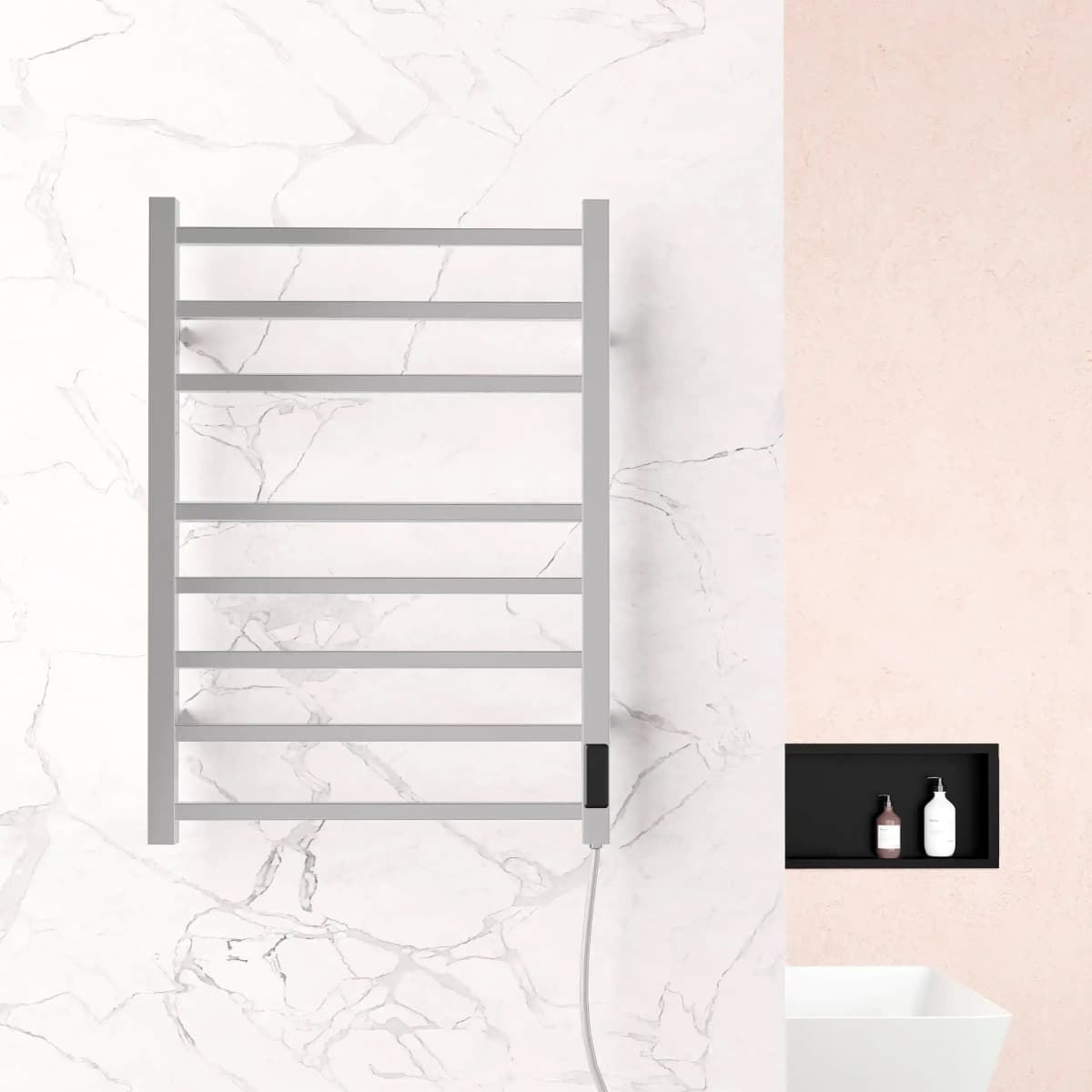 Toallero eléctrico acabado pulido brillo - Imagen 1