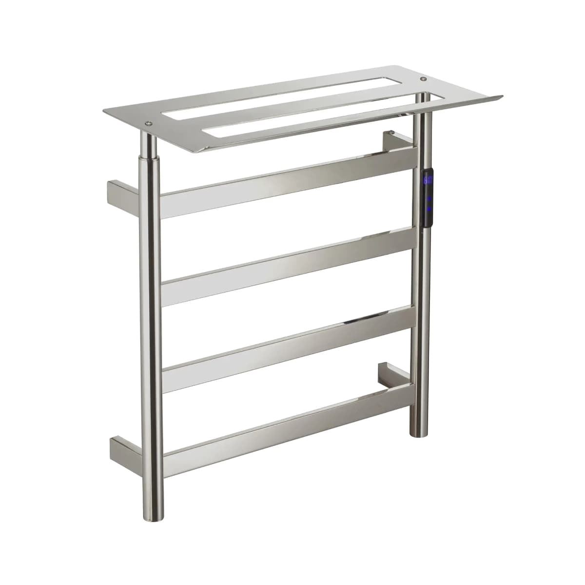 Toallero eléctrico con repisa acabado pulido brillo - Imagen 1