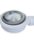 Válvula de desagüe para platos de ducha de resina pizarra 90 mm con arillo acero inox 3 tornillos - Imagen 1