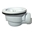 Válvula de desagüe para platos de ducha de resina pizarra 90 mm - Imagen 1